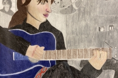 Gel Playing Guitar by Angelica Cece of United States