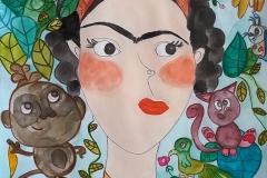 Frida kahlo-Mexican painter by Andia Nouralizadeh of Iran