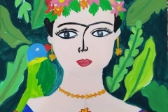 Mexican painter Frida Kahlo by Rojan Hatami of Iran